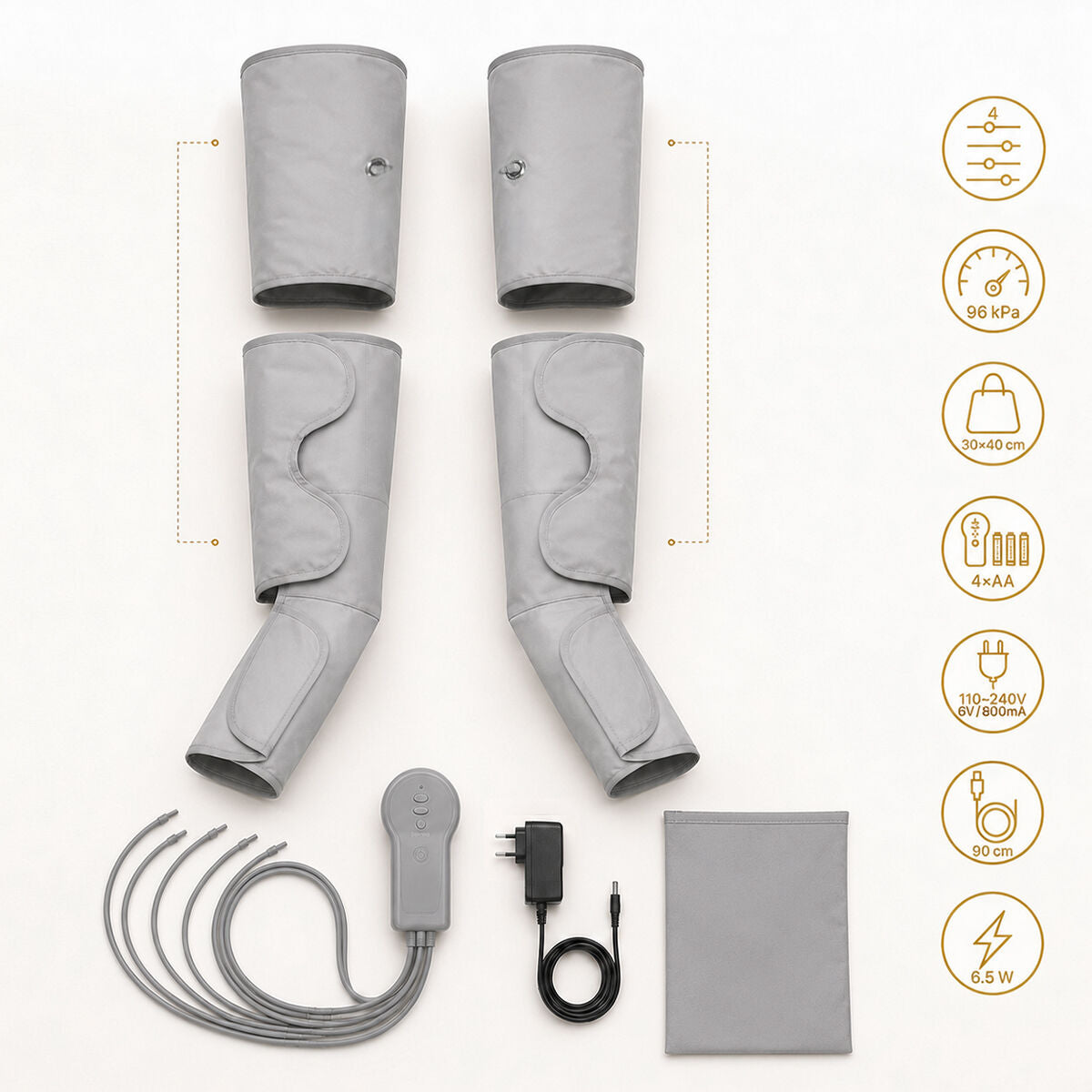 InnovaGoods Air Compression Leg Massagegerät Maspres