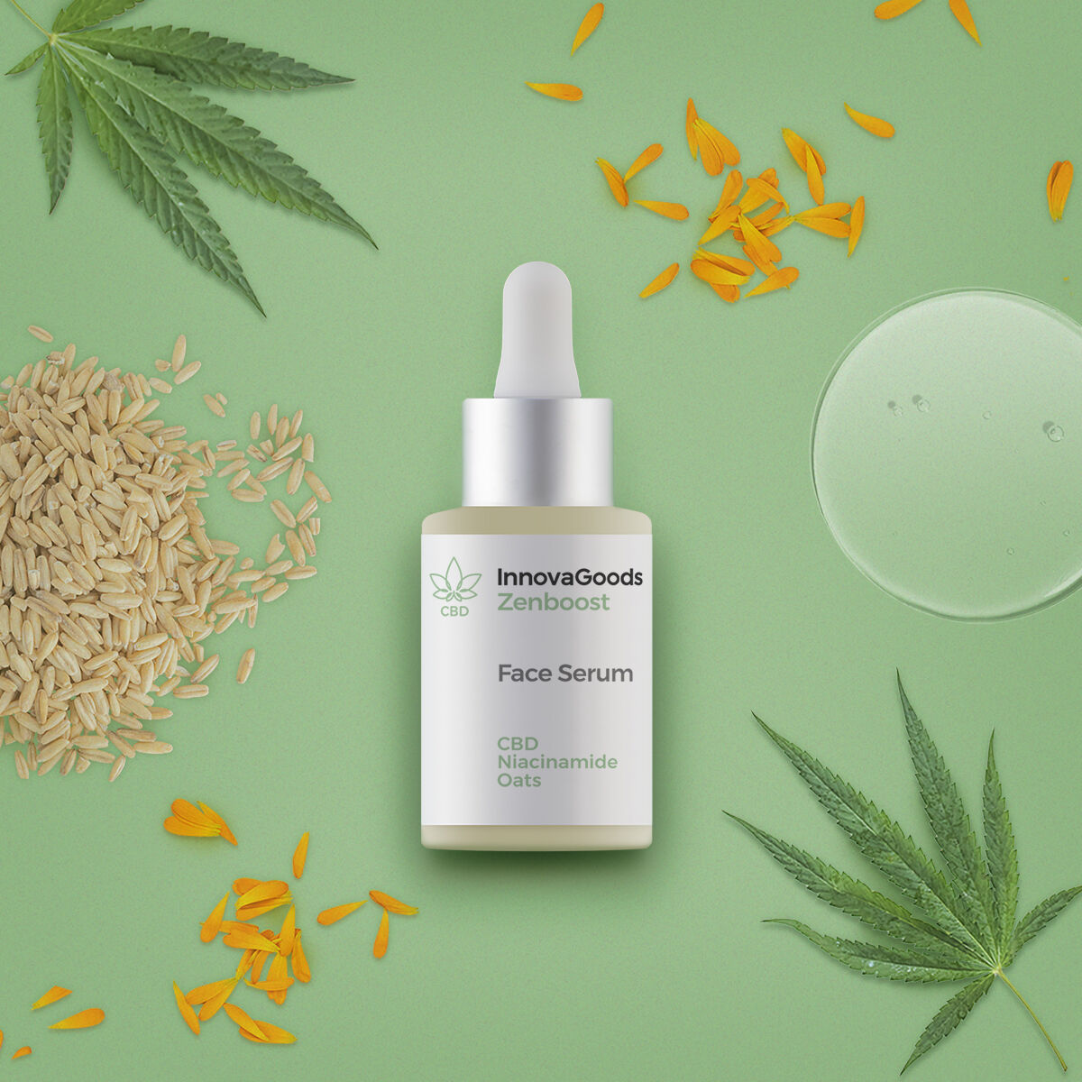 InnovaGoods Gesichtsserum CBD Zenboost 30 ml
