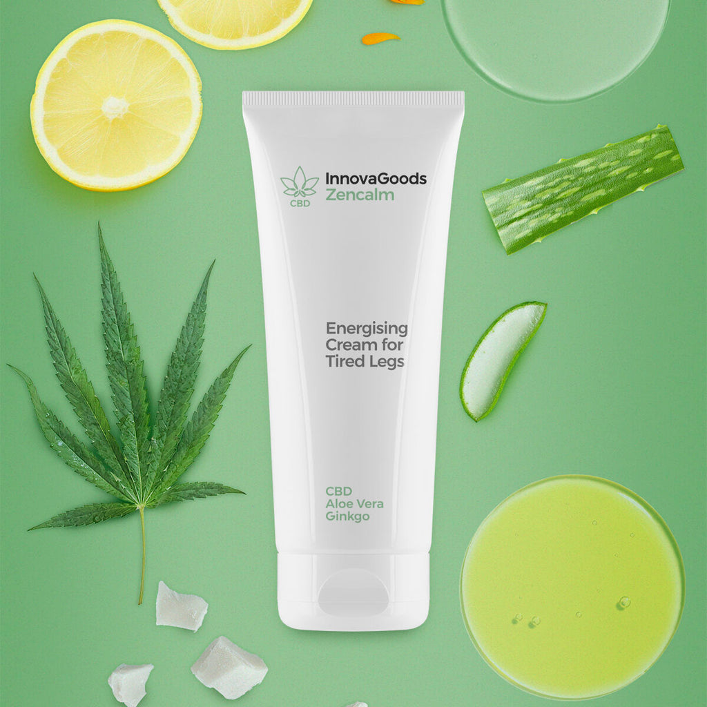 InnovaGoods Energising Creme für Tired Legs CBD Zencalm 200 ml