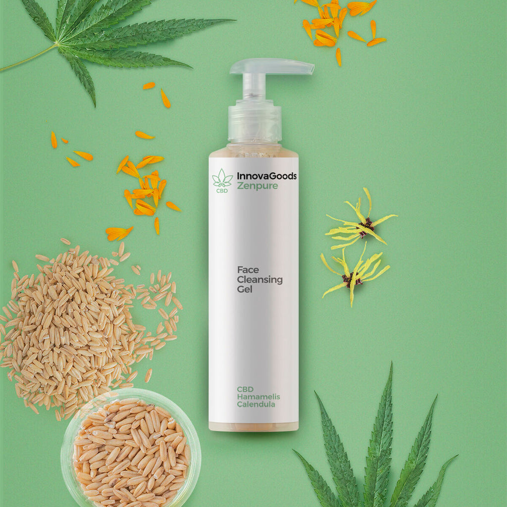 InnovaGoods Gesichtsreinigung Gel CBD Zenpure 200 ml