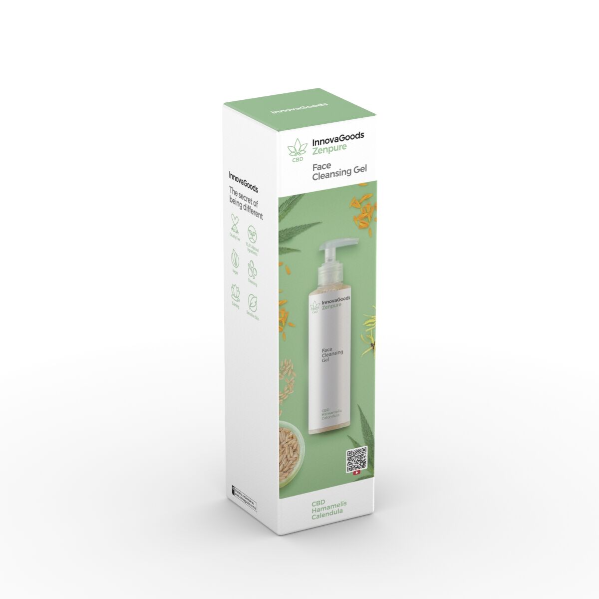 InnovaGoods Gesichtsreinigung Gel CBD Zenpure 200 ml