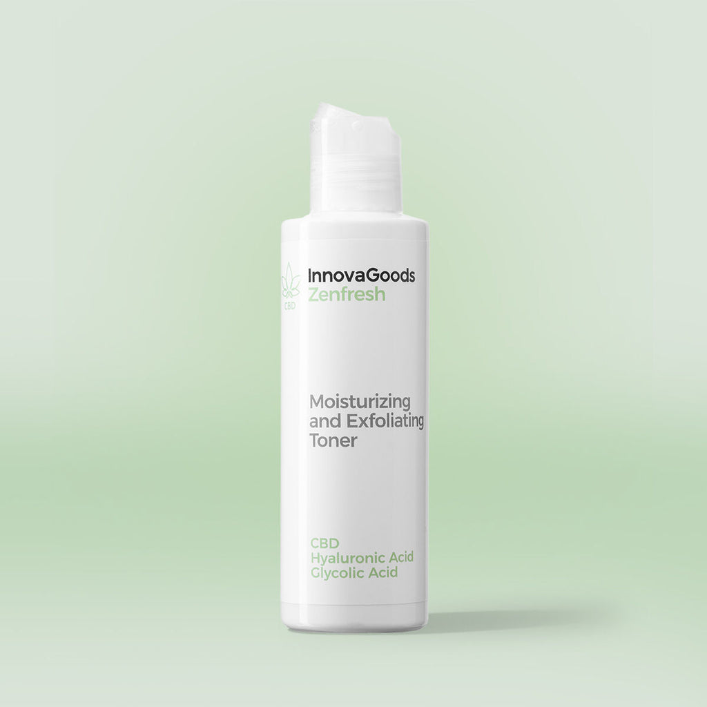 InnovaGoods Feuchtigkeitsspendender Peeling-Gesichtstoner CBD Zenfresh 150 ml
