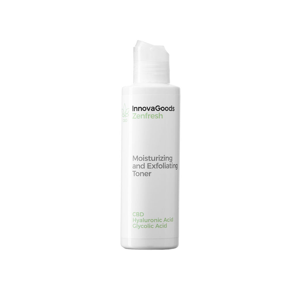 InnovaGoods Feuchtigkeitsspendender Peeling-Gesichtstoner CBD Zenfresh 150 ml