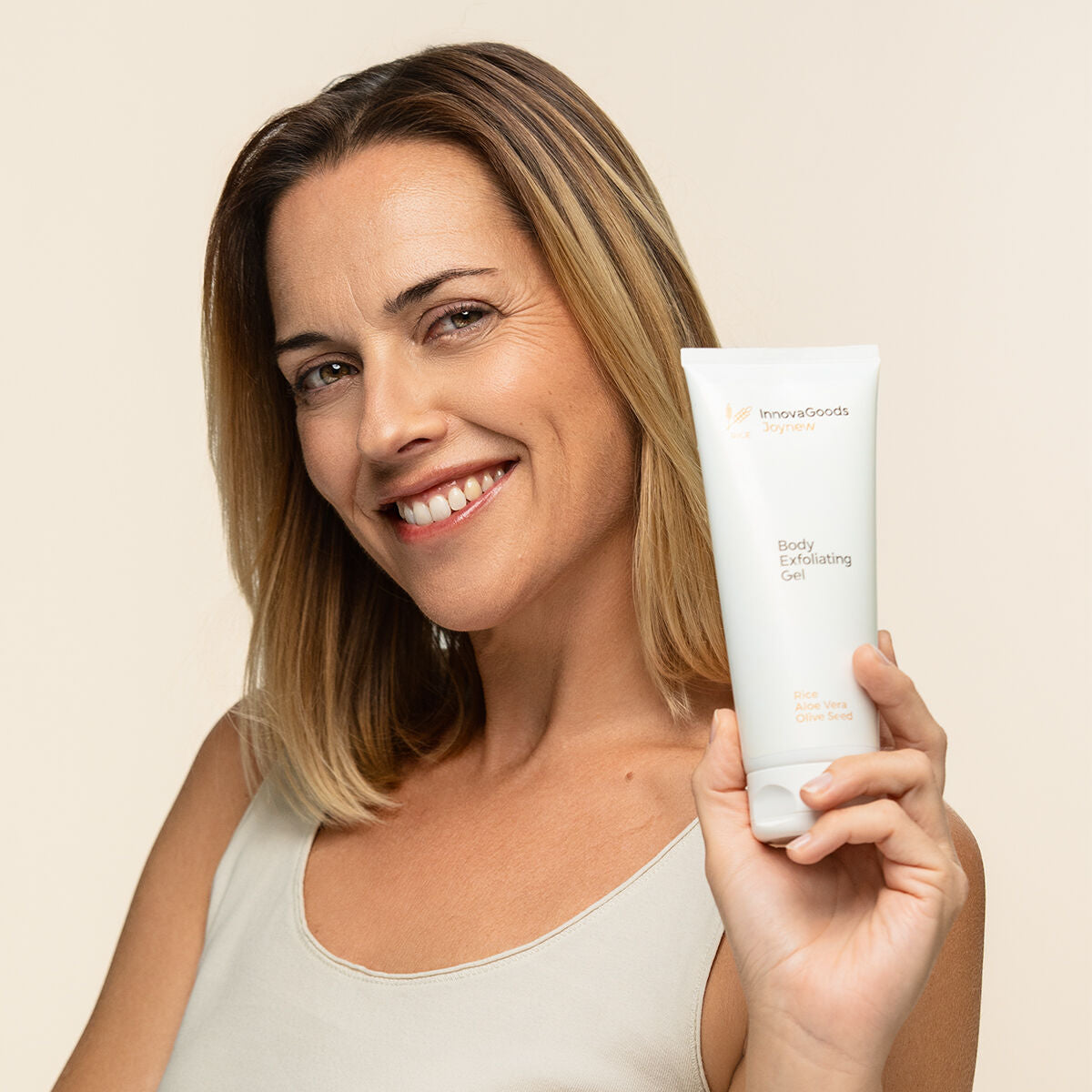 InnovaGoods Körperpeeling-Gel Reis Joynew 200 ml