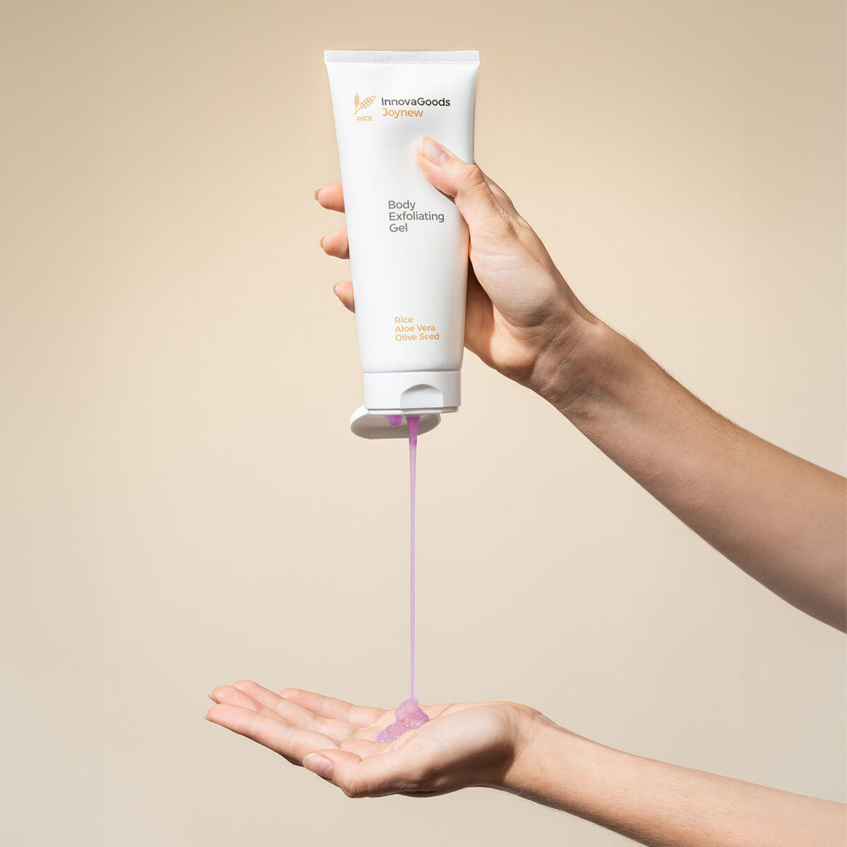InnovaGoods Körperpeeling-Gel Reis Joynew 200 ml