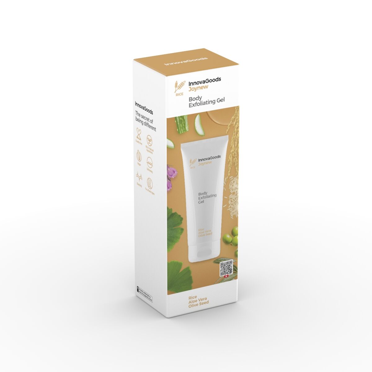 InnovaGoods Körperpeeling-Gel Reis Joynew 200 ml