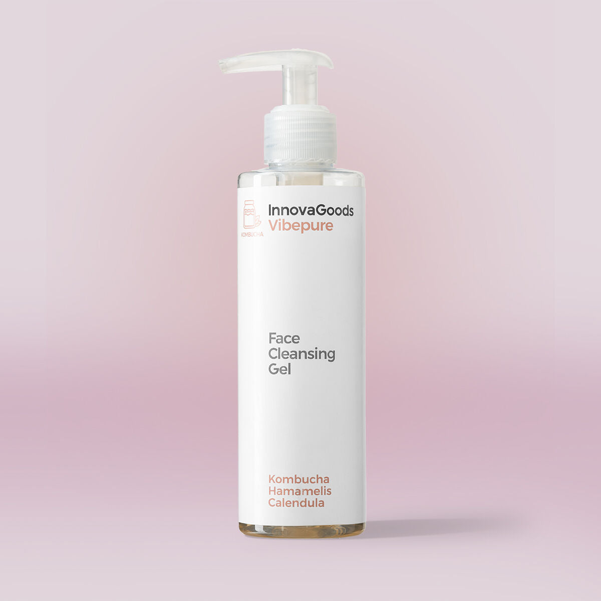 InnovaGoods Gesichtsreinigung Gel Kombucha Vibepure 200 ml