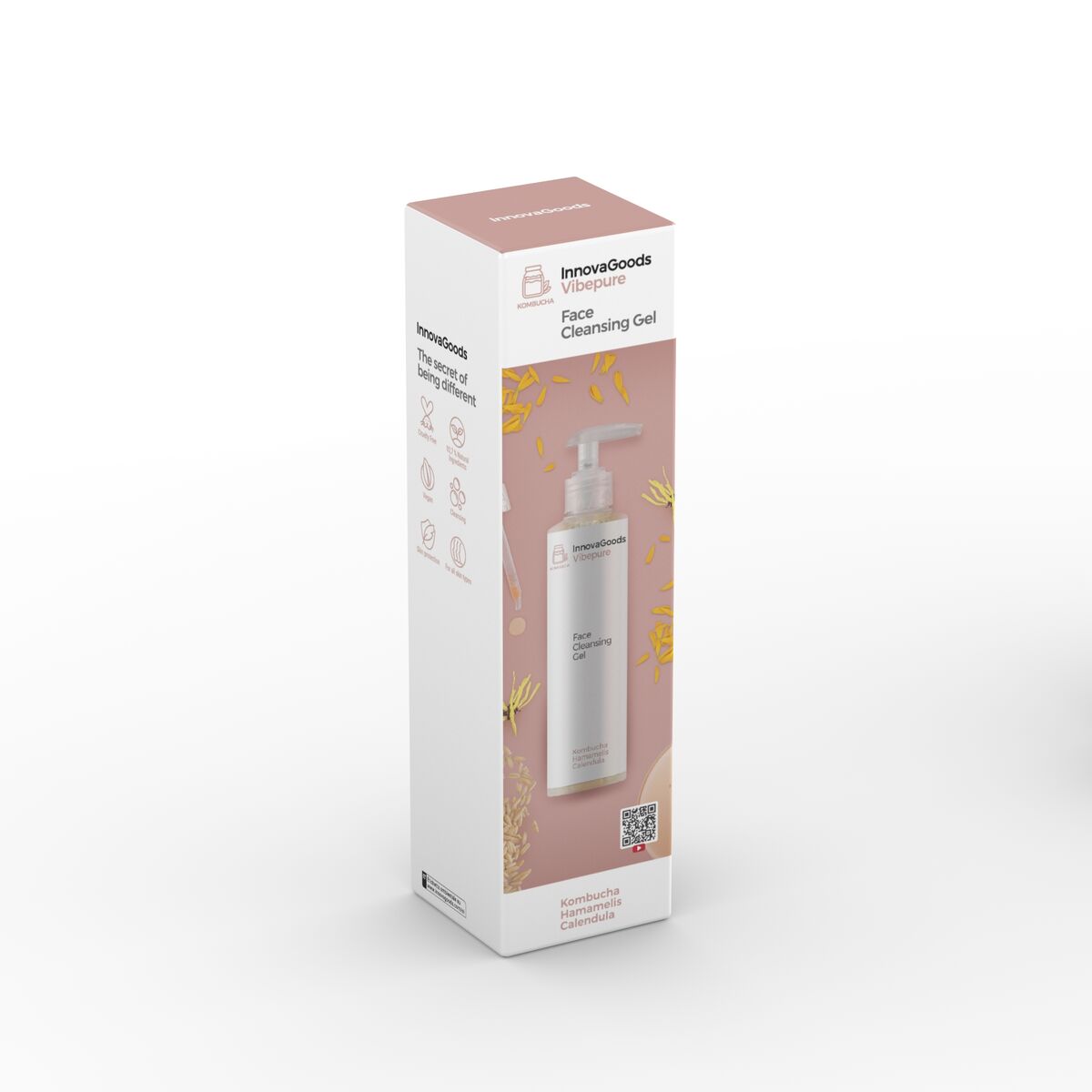 InnovaGoods Gesichtsreinigung Gel Kombucha Vibepure 200 ml