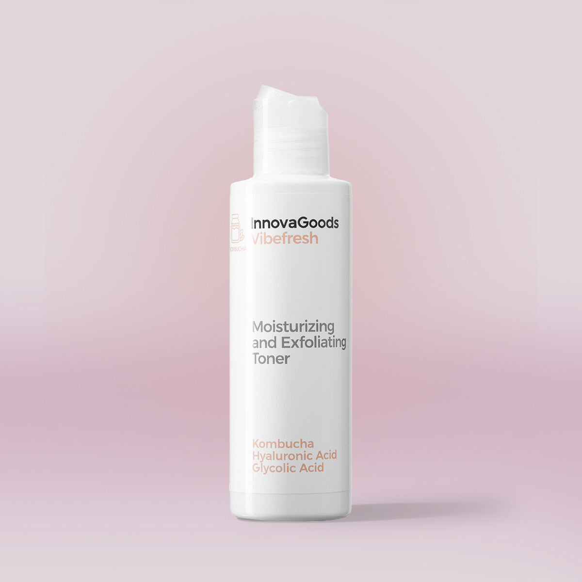 Moisturizing and Exfoliating Facial Toner Kombucha Vibefresh InnovaGoods 150 ml – Produktbild 1