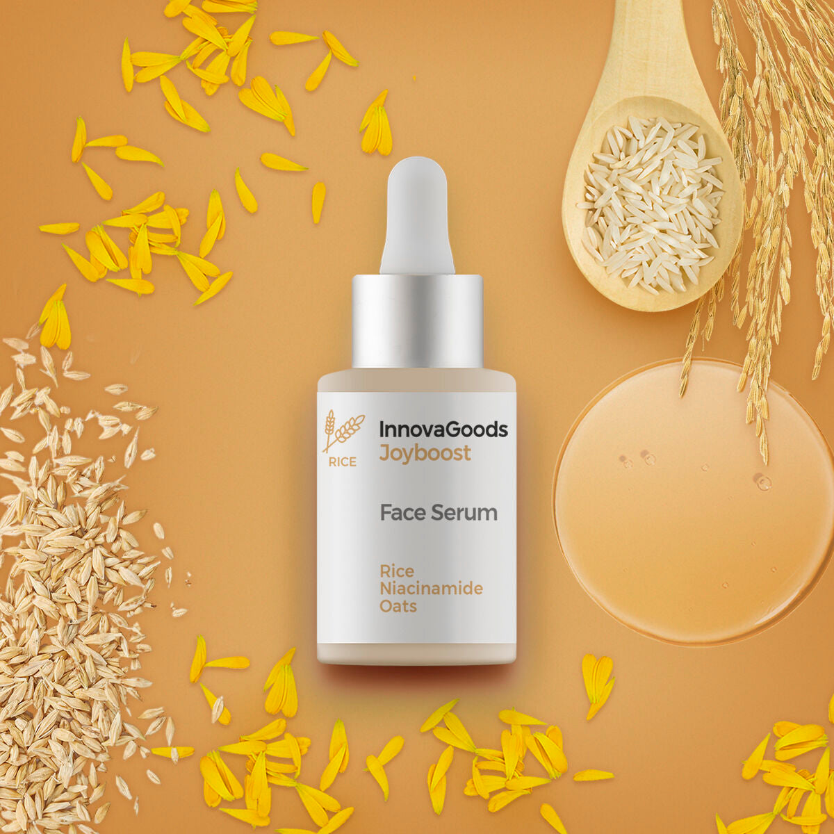InnovaGoods Gesichtsserum Reis Joyboost 30 ml