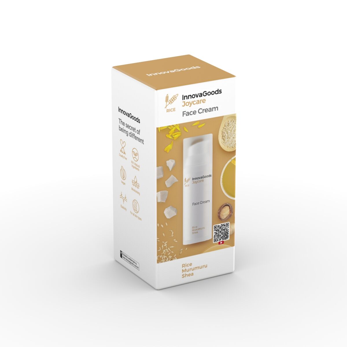 InnovaGoods Feuchtigkeitspflege fürs Gesicht Reis Joycare 50 ml