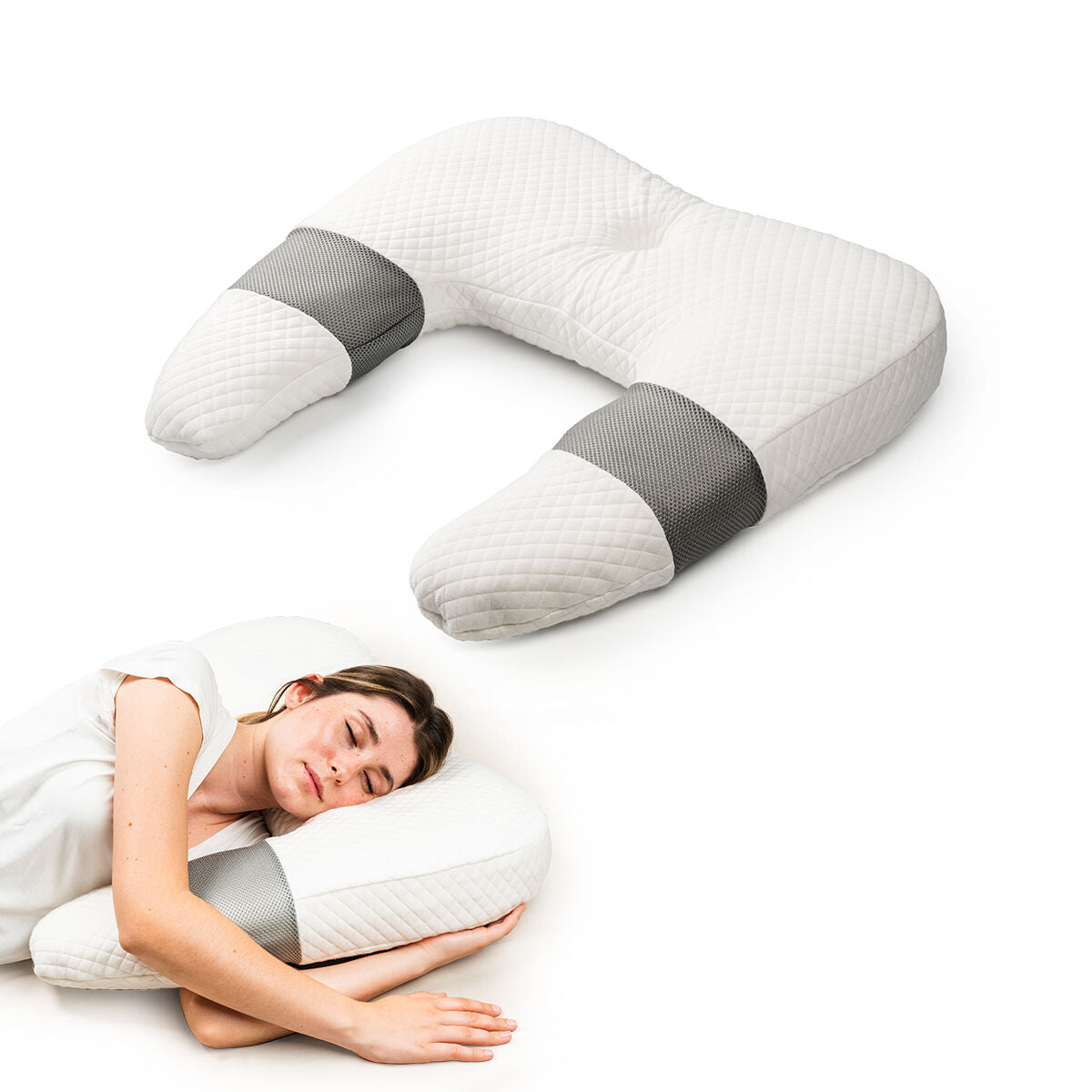 Multifunction Ergonomic Pillow Ullow InnovaGoods – Produktbild 1