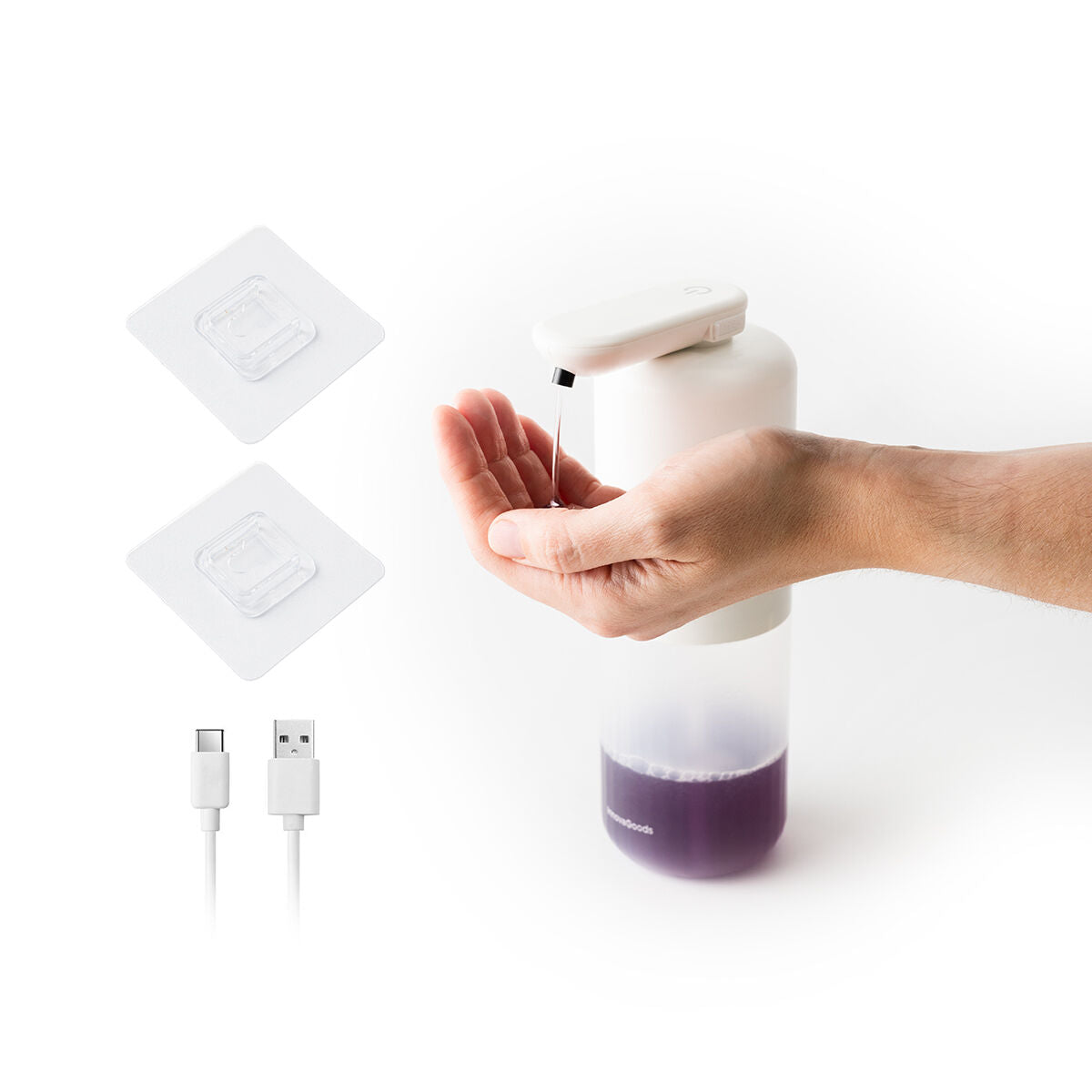 InnovaGoods Wiederaufladbar Automatischer Flüssigseifenspender Bitesap