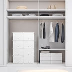 InnovaGoods Mobiler modularer Schuhschrank Weiß