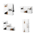 InnovaGoods Mobiler modularer Schuhschrank Weiß