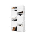 InnovaGoods Mobiler modularer Schuhschrank Weiß