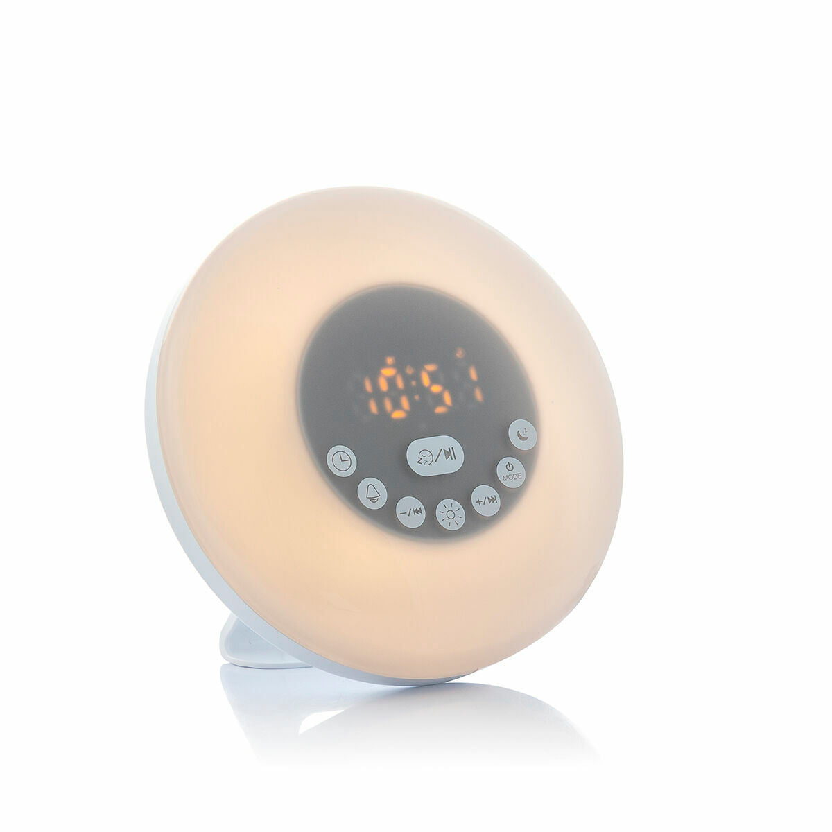 InnovaGoods Wiederaufladbar Lichtwecker mit Lautsprecher Sunrilk