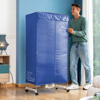 Tragbar Elektrisch Trockner mit 2 Levels Dupledry Blau InnovaGoods 1200 W