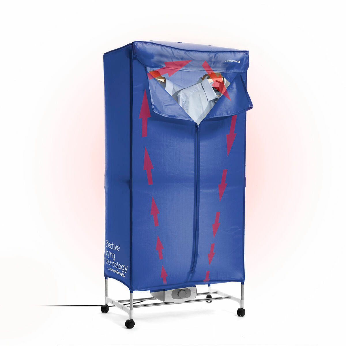 Tragbar Elektrisch Trockner mit 2 Levels Dupledry Blau InnovaGoods 1200 W