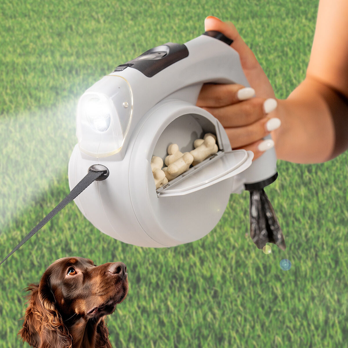 6-in-1 Retractable Dog Leash Leashic InnovaGoods – Produktbild 1
