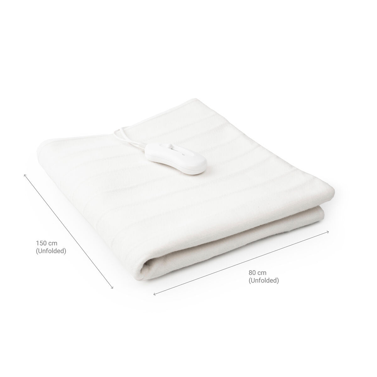 InnovaGoods Single Elektrisch Underblanket Krewarm 60 W 80 x 150 cm Weiß