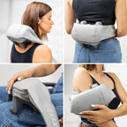 InnovaGoods Wiederaufladbar 6D Neck & Back Massagegerät Silax