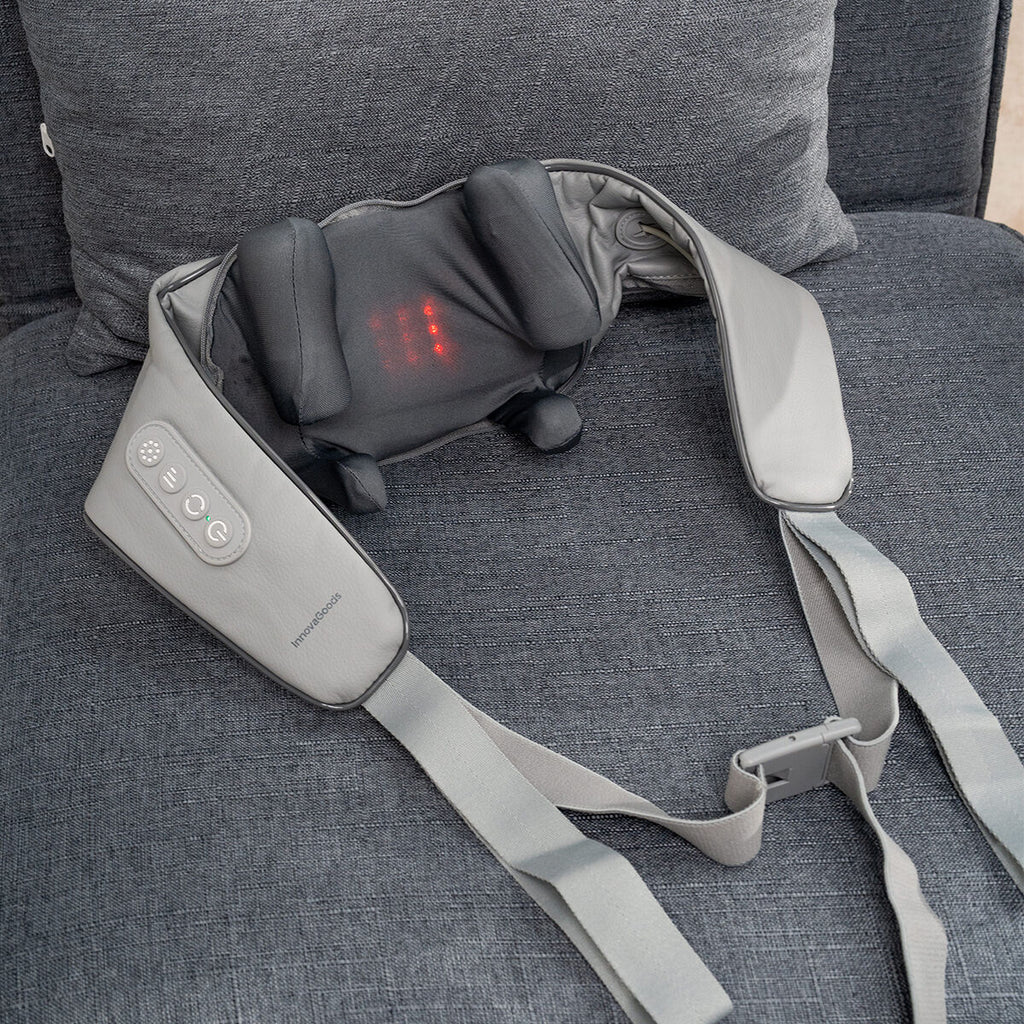 InnovaGoods Wiederaufladbar 6D Neck & Back Massagegerät Silax