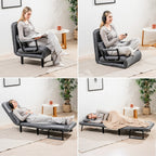 InnovaGoods 4-in-1 Umwandelbares Einzelschlafsofa Softfa