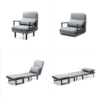 InnovaGoods 4-in-1 Umwandelbares Einzelschlafsofa Softfa