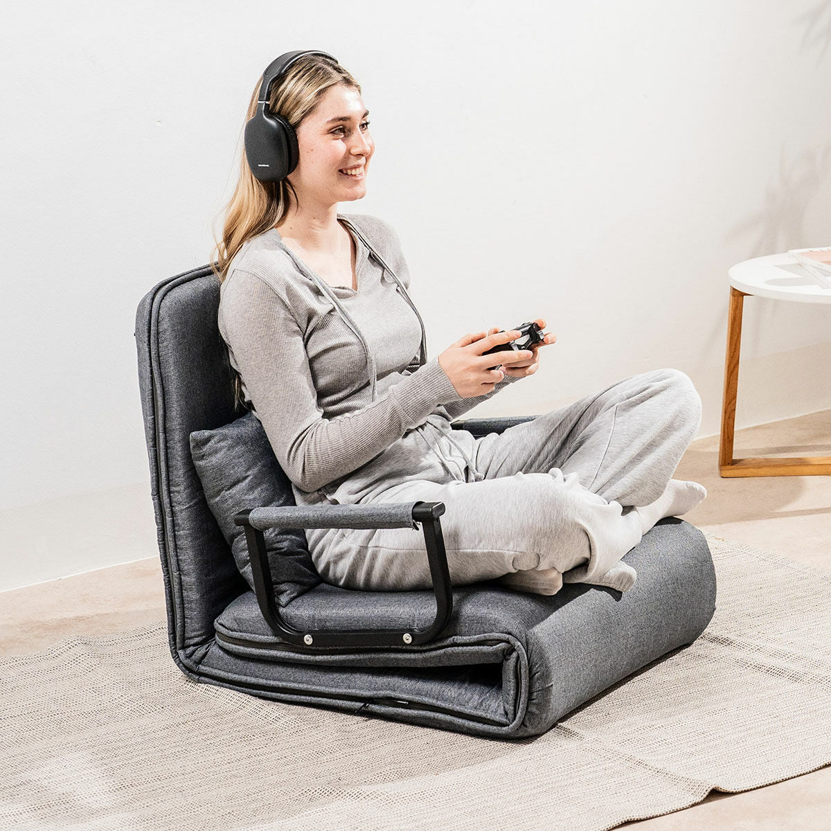 InnovaGoods 4-in-1 Umwandelbares Einzelschlafsofa Softfa