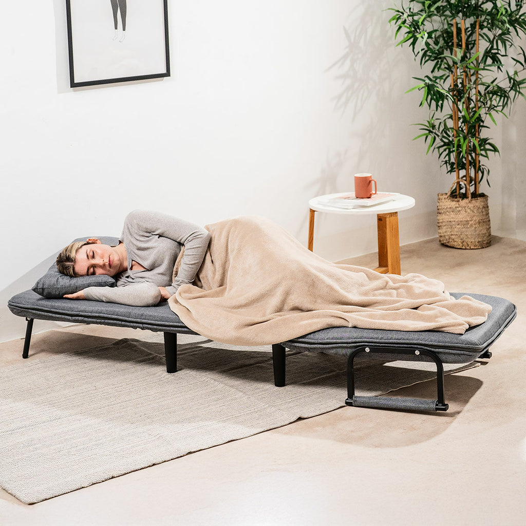 InnovaGoods 4-in-1 Umwandelbares Einzelschlafsofa Softfa