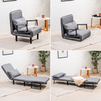 InnovaGoods 4-in-1 Umwandelbares Einzelschlafsofa Softfa