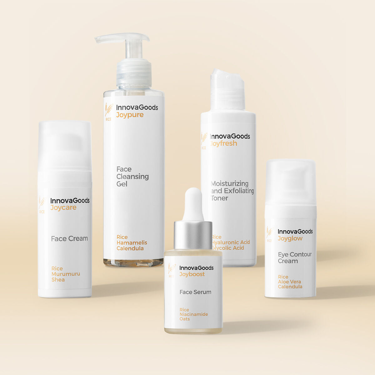 Face Routine Pack Rice InnovaGoods – Produktbild 1
