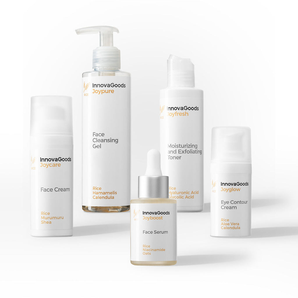 InnovaGoods Gesichtspflege-Set Reis
