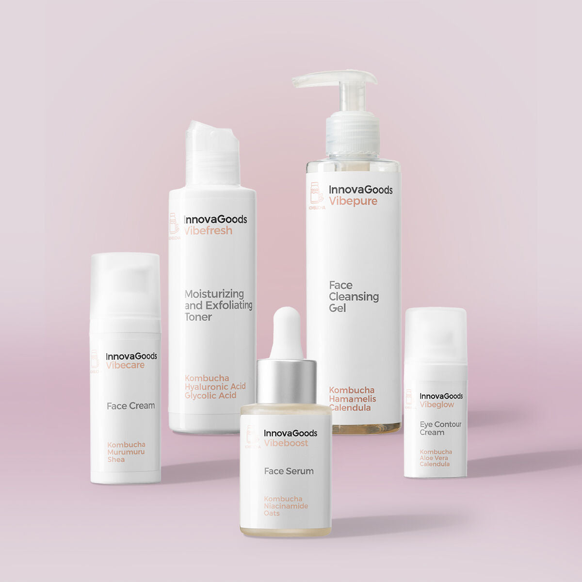 Face Routine Pack Kombucha InnovaGoods – Produktbild 1
