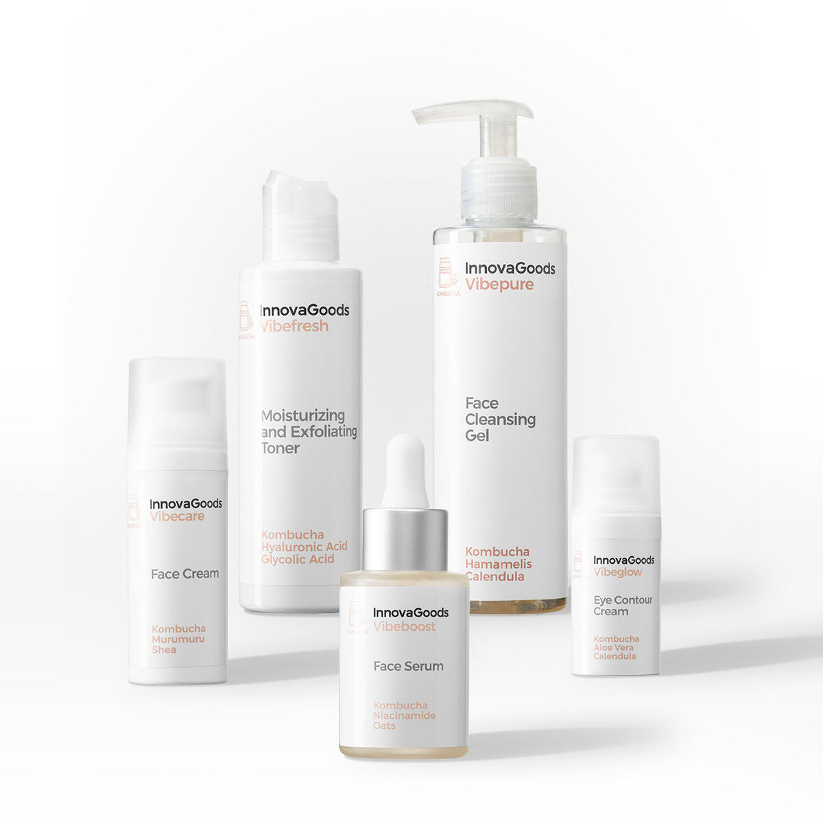 InnovaGoods Gesichtspflege-Set Kombucha