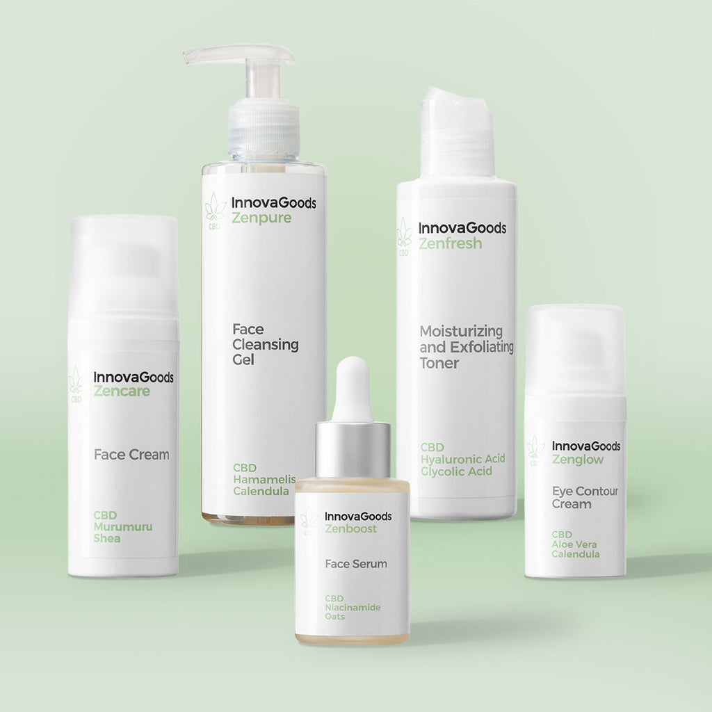 InnovaGoods Gesichtspflege-Set CBD