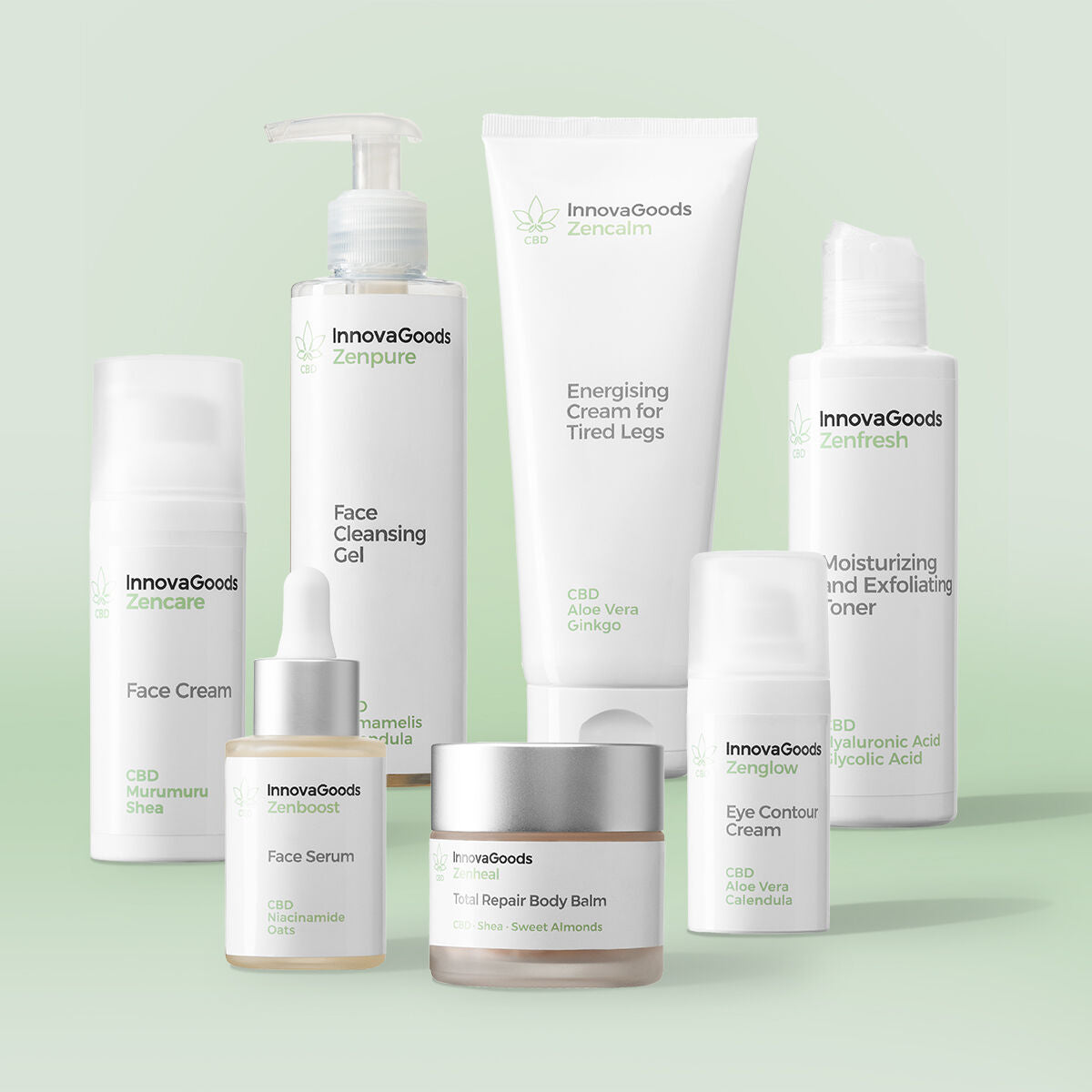 Face and Body Routine Pack CBD InnovaGoods – Produktbild 1
