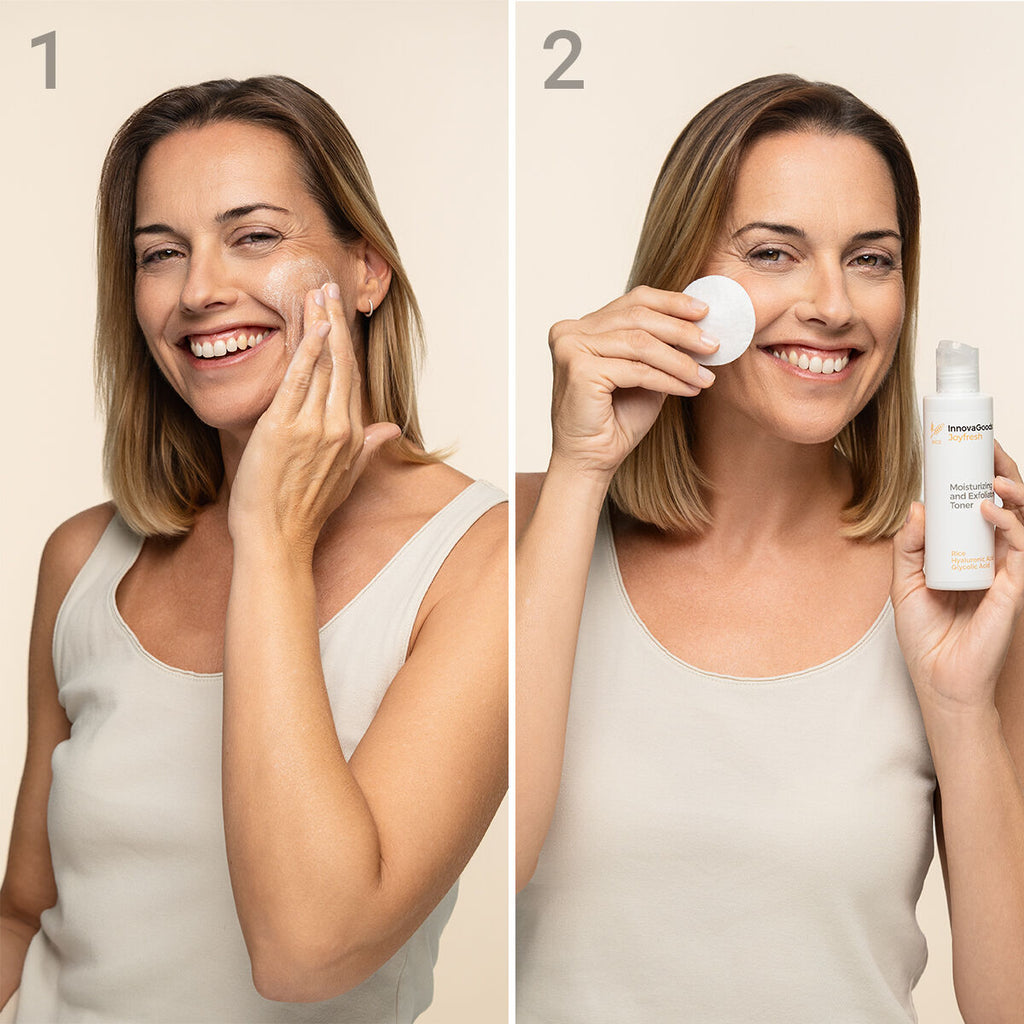 InnovaGoods Gesichtsreinigung Duo Packung Reis