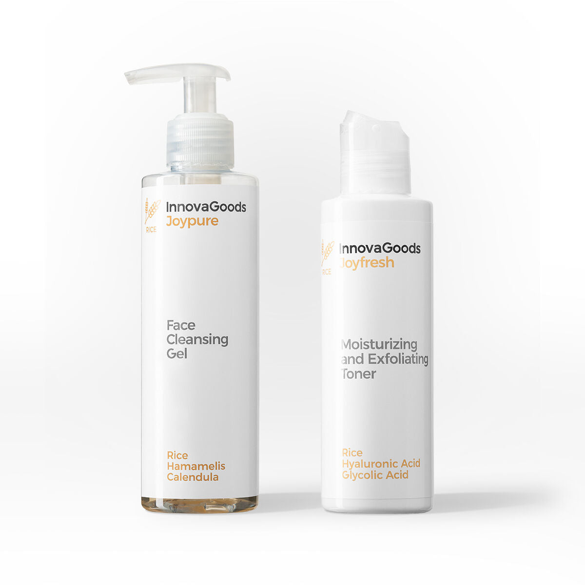InnovaGoods Gesichtsreinigung Duo Packung Reis