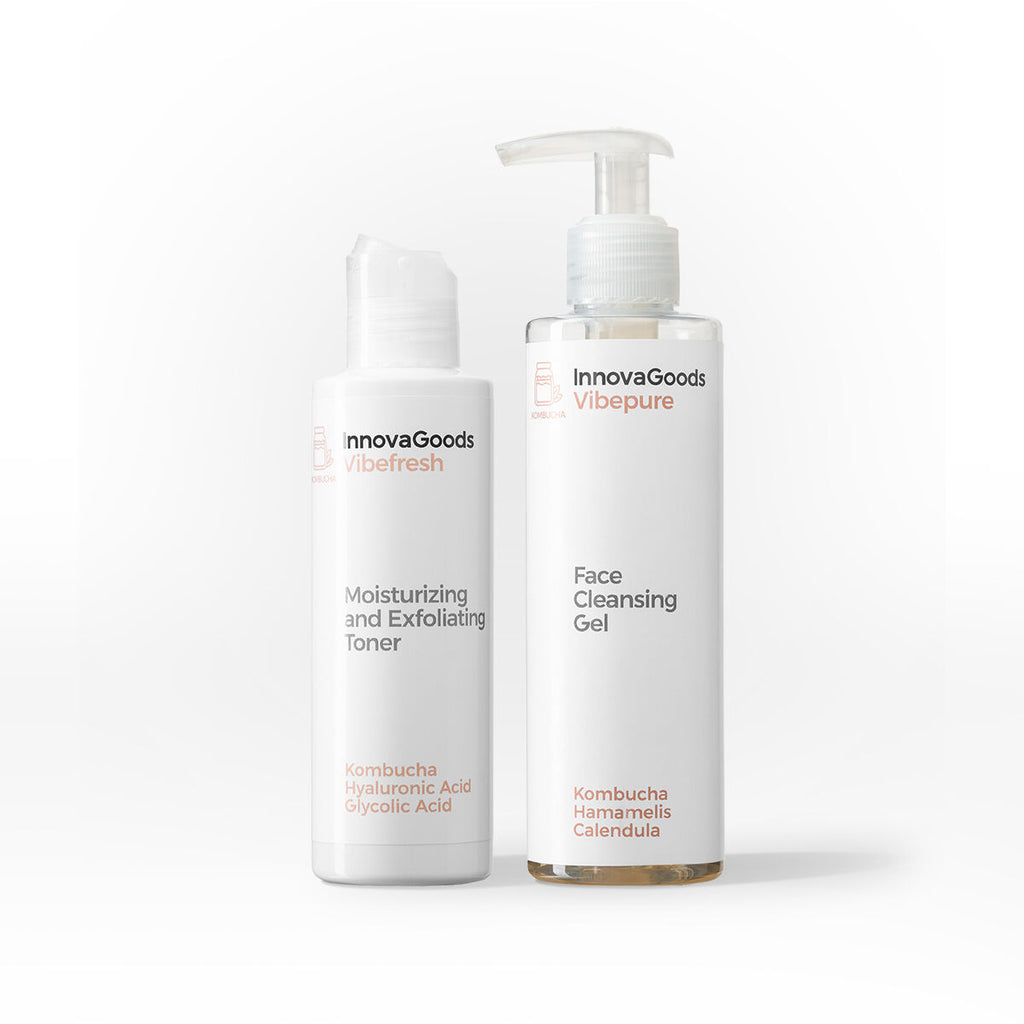 InnovaGoods Gesichtsreinigung Duo Packung Kombucha
