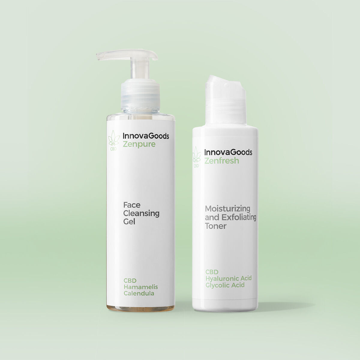 Face Cleansing Duo Pack CBD InnovaGoods – Produktbild 1