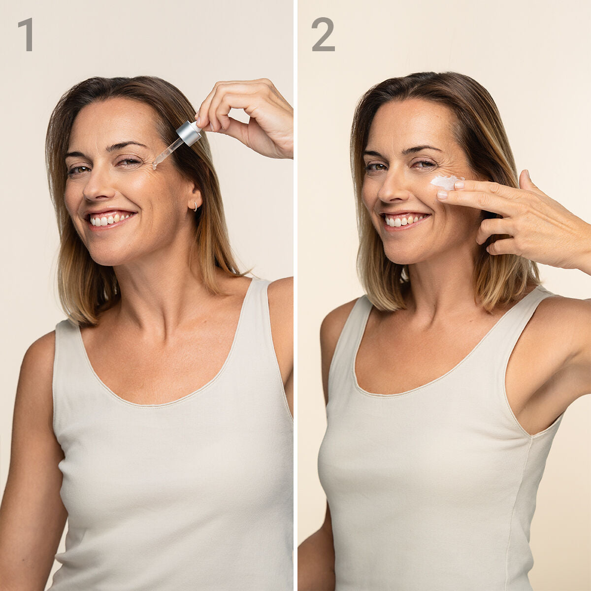 InnovaGoods Gesicht Moisturising Duo Packung Reis