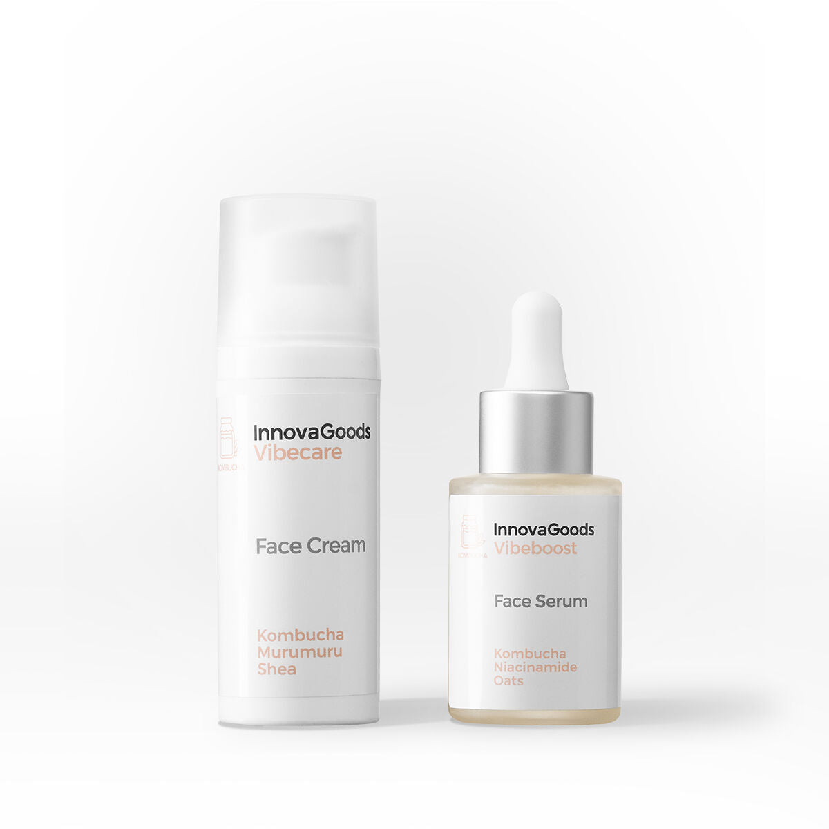 InnovaGoods Gesicht Moisturising Duo Packung Kombucha