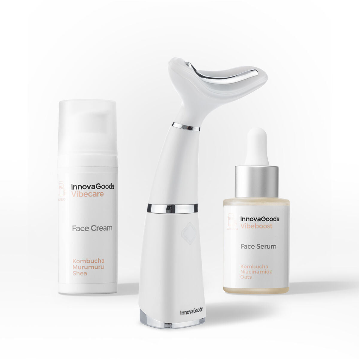 InnovaGoods Straffendes Gesichtspflege-Set Kombucha