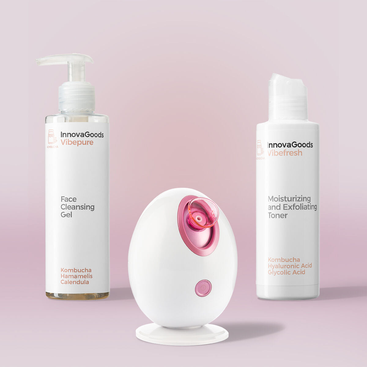 Deep Cleansing Facial Treatment Pack Kombucha InnovaGoods – Produktbild 1