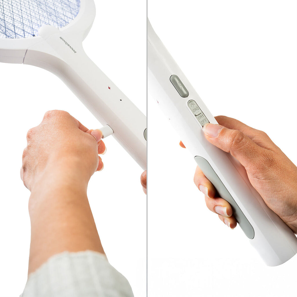 InnovaGoods 2-in-1 Wiederaufladbar Insektenvernichter mit UV-Licht Elecfly