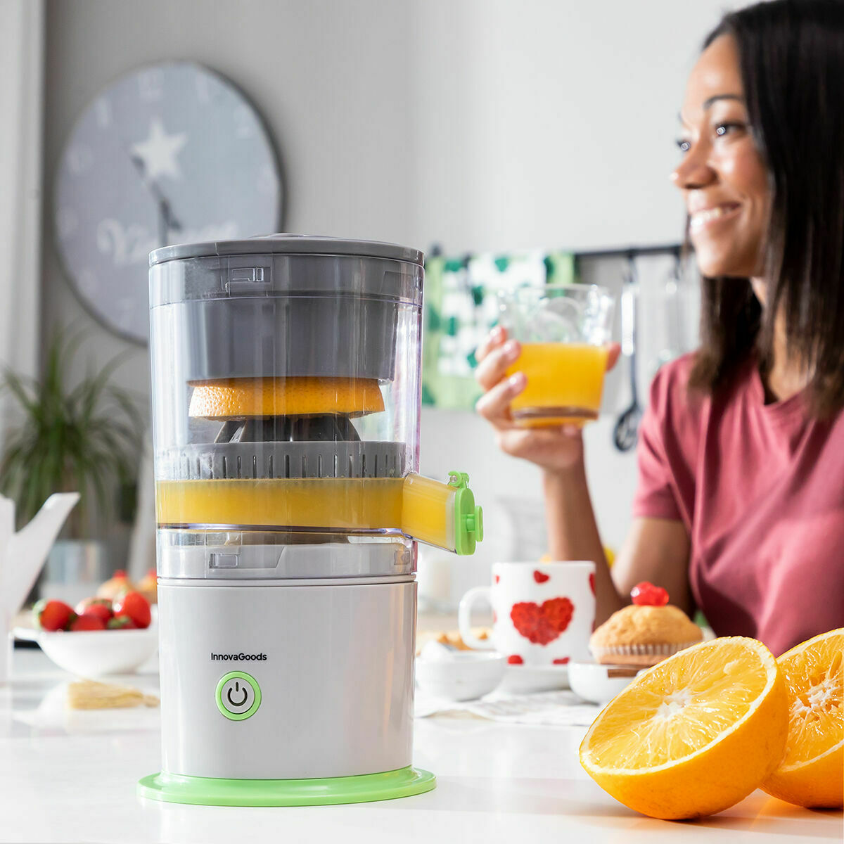 InnovaGoods Wiederaufladbar Automatischer Entsafter Juisso