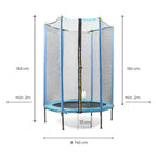 InnovaGoods Kinder Trampoline mit Sicherheit Enclosure Zuply