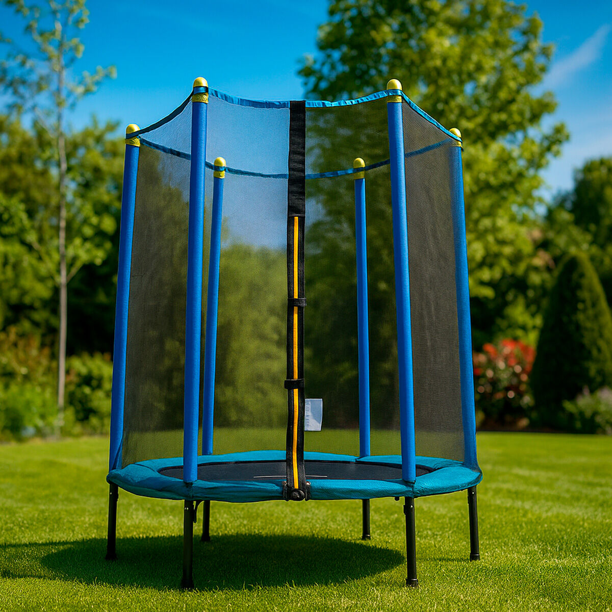 Kinder Trampoline with Safety Enclosure Zuply InnovaGoods – Produktbild 1